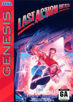 Last Action Hero box art for Sega Genesis
